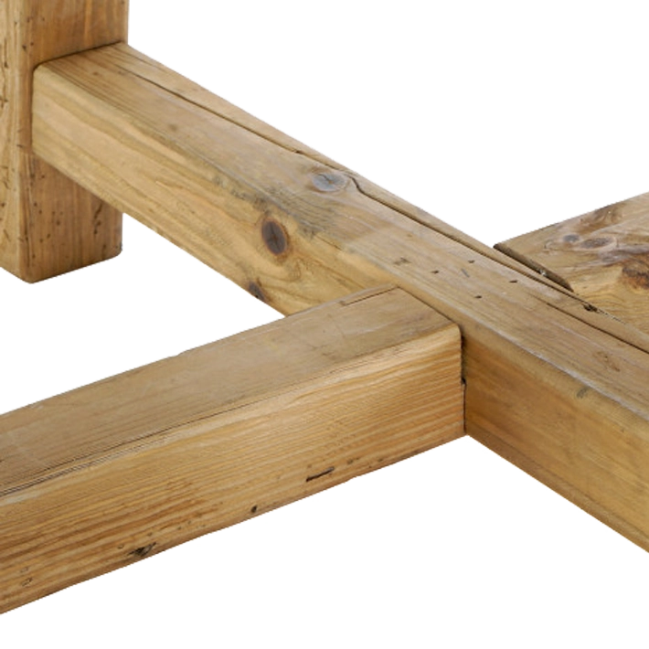 Alt Mesa de Comedor fabricada en madera de pino ideal para usar en comedores de grandes dimensiones EME Mobiliario 