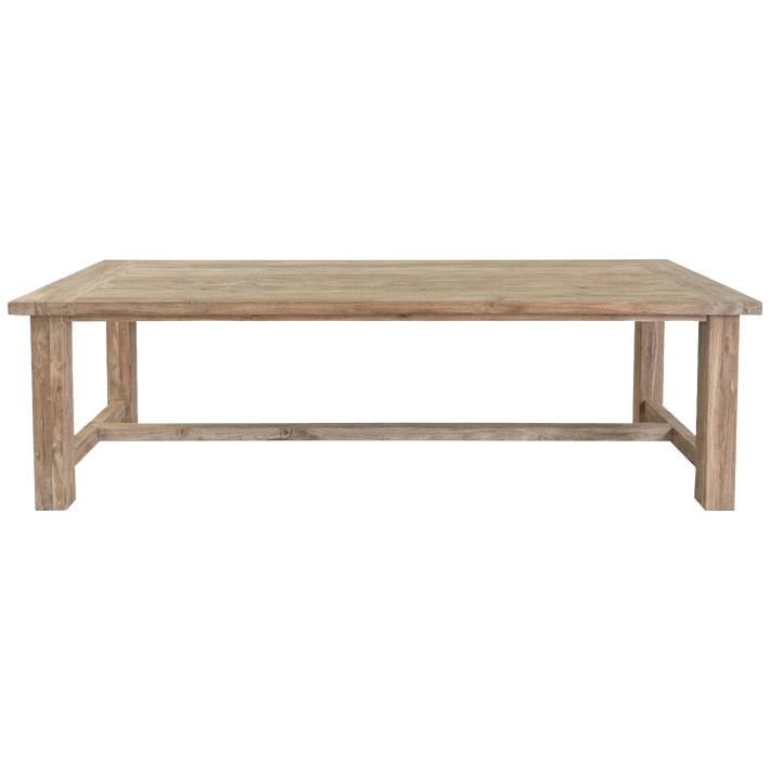 Alt Mesa Comedor Napa Teka fabricada en madera maciza ideal para disfrutar de un estilo rústico en comedores de grandes dimensiones