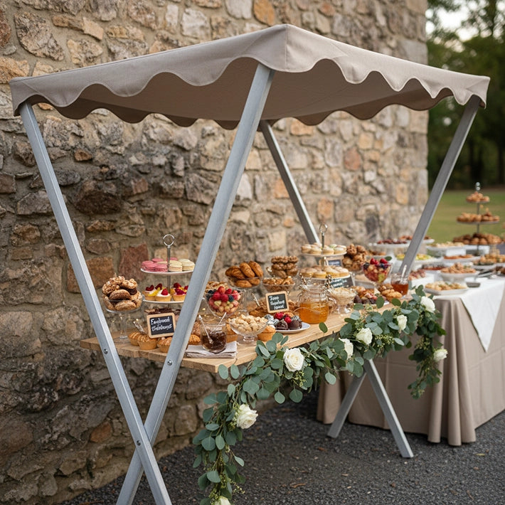 Alt Mesas De Degustación Para Quesos, Dulces Para Eventos y Catering EME Mobiliario