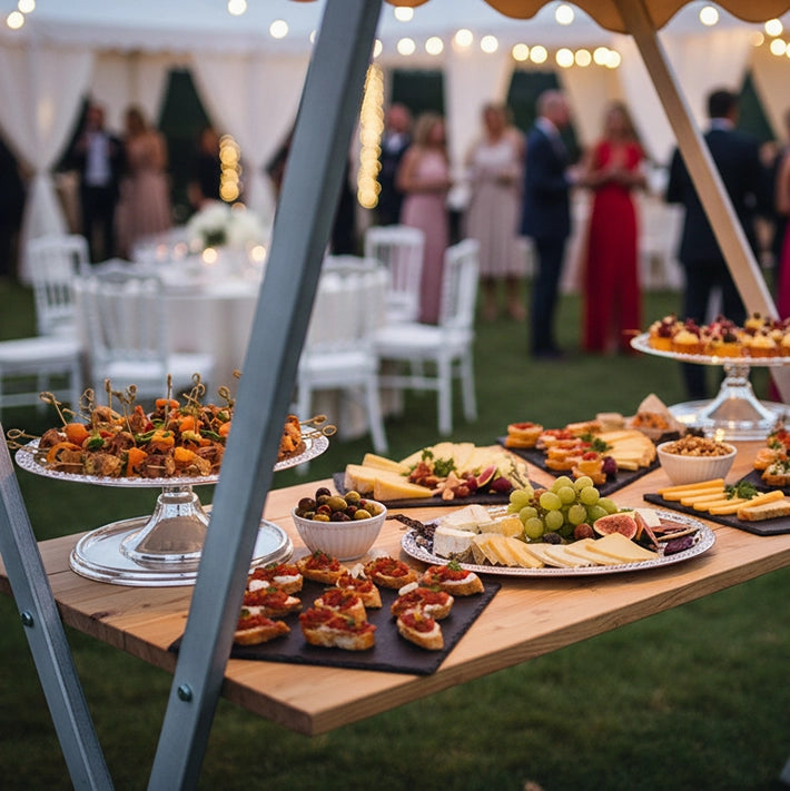 Alt Mesas De Degustación Para Quesos, Dulces Para Eventos y Catering EME Mobiliario