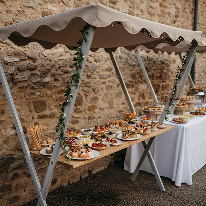 Alt Mesas De Degustación Para Quesos, Dulces Para Eventos y Catering EME Mobiliario