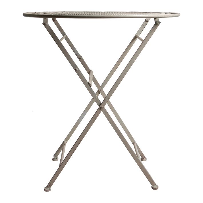 Alt Mesa de Forja Blanca Vintage fabricada en forja con acabado envejecido EME Mobiliario 