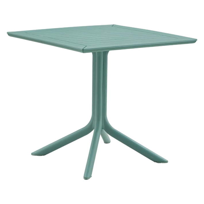 Alt Mesa Italia Verde fabricada 100% en polipropileno de color verde ideal para el uso intensivo profesional