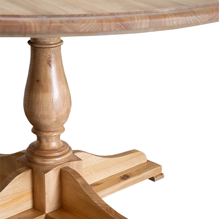 Alt Mesa de Madera Maciza con un diseño rústico ideal para espacios y comedores amplios 