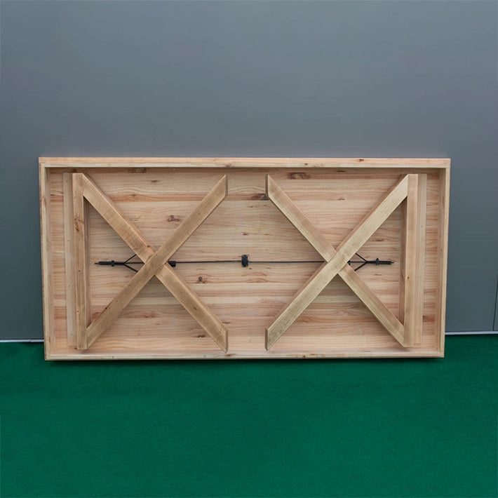 Alt Mesa Madera Plegable para eventos y hostelería fabricada en madera de pino 