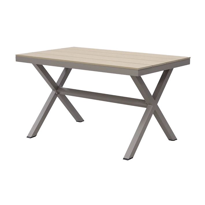Mesa Napoli fabricada en acero de calidad perfecta para disfrutar de la zona exterior de tu vivienda