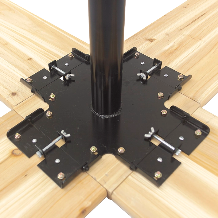 Alt Mesa Plegable Cervecera en Cruz de gran capacidad para usar en eventos de exterior 