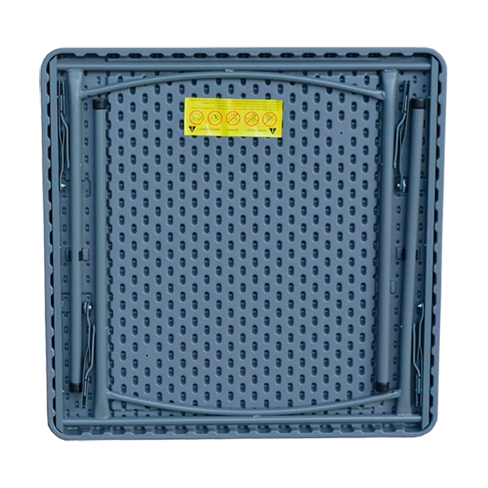 Alt Mesa Plegable cuadrada 86cm x 86cm, fabricada en polietileno para eventos y hostelería.