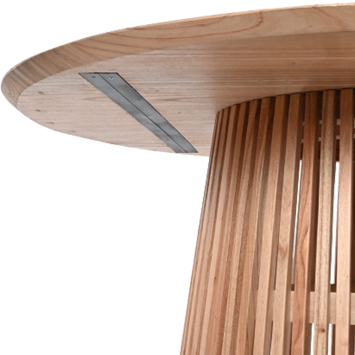 Alt Mesa de Comedor Mindi de diseño original fabricada en madera de mindi EME Mobiliario 