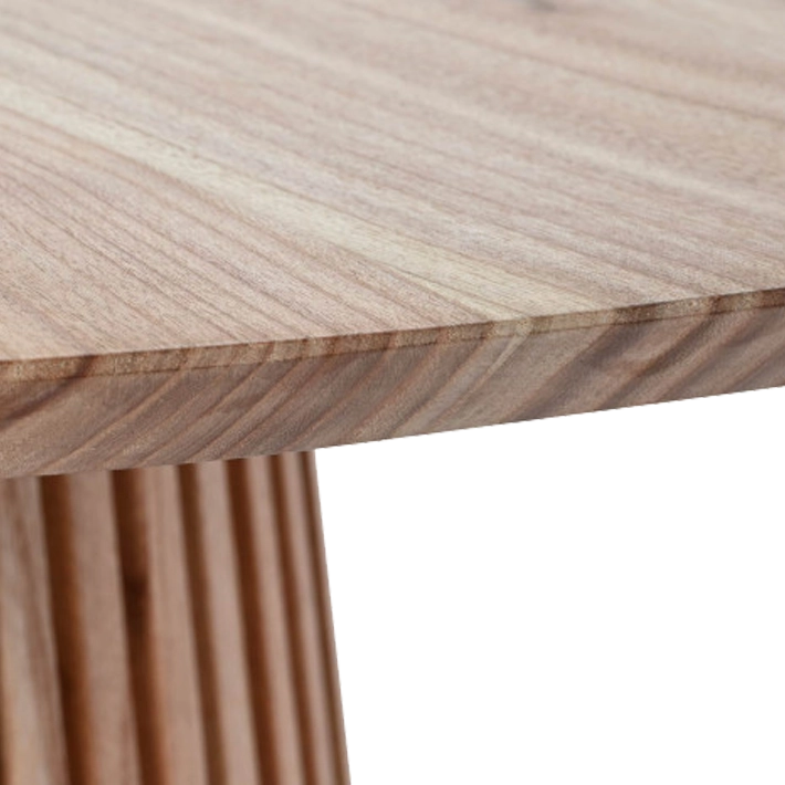 Alt Mesa de Comedor Mindi de diseño original fabricada en madera de mindi EME Mobiliario 