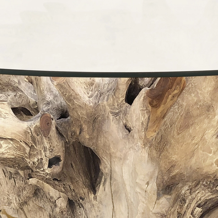 Alt Mesa de Comedor Teka Blanqueada fabricada cen madera de teca original y exclusiva para usar en cualquier comedor EME Mobiliario 