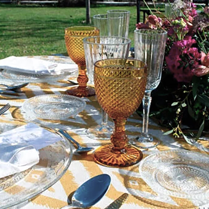 Alt Copas Talladas de Color Ámbar Para Eventos y Hostelería EME Mobiliario