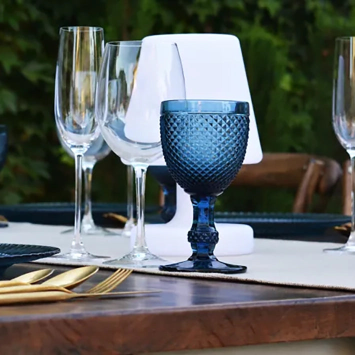 Alt Copas de Colores Con diseño Tallado Para Hostelería y Eventos EME Mobiliario