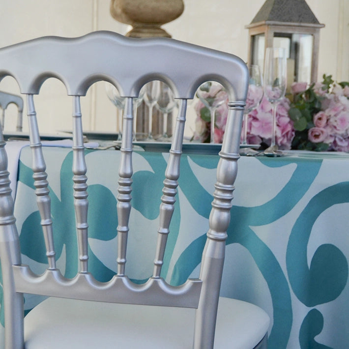 Alt Silla Napoleón Plata. Silla Apilable, fabricada con polipropileno EME Mobiliario