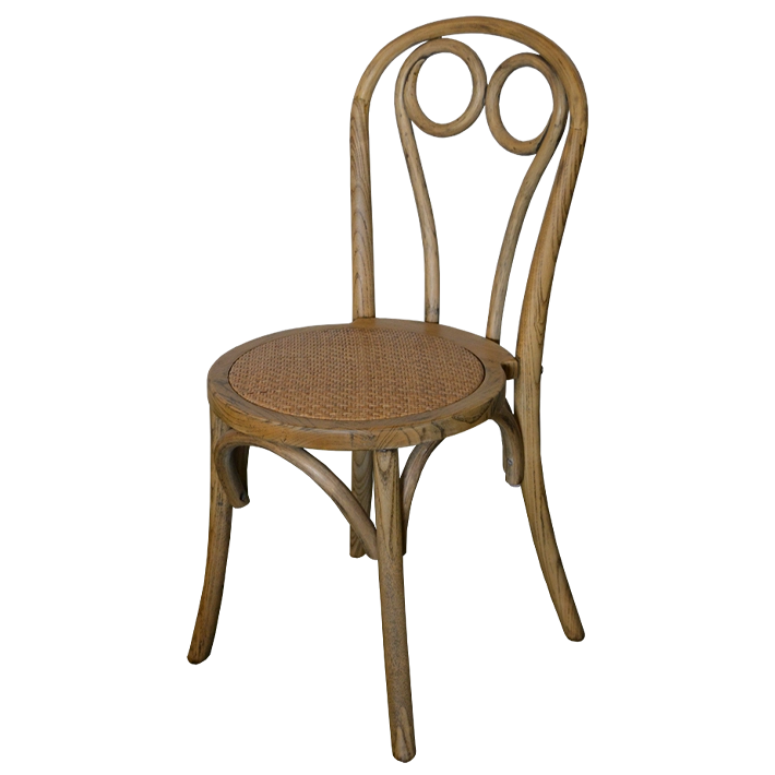 Alt Silla Thonet con estructura apilable de madera, ideal para eventos y hostelería EME Mobiliario