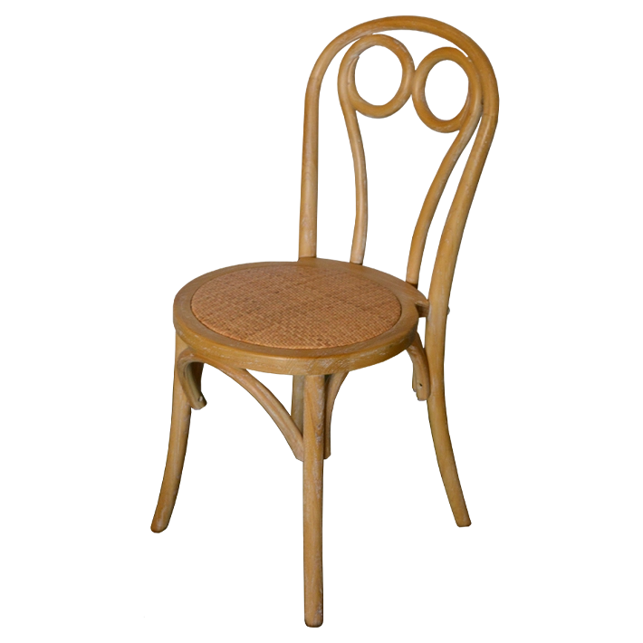 Alt Silla Thonet  Corazon natural con estructura apilable fabricada en madera con diseño único