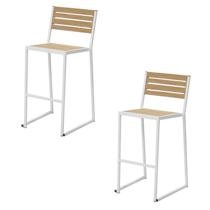 Pack de 2 Taburetes Mallorca Blanco
