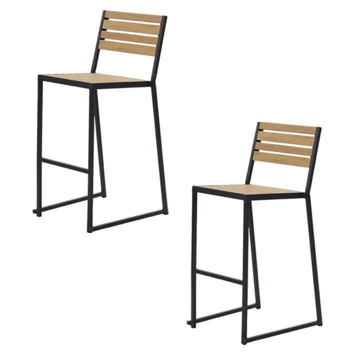 Pack de 2 Taburetes Mallorca Negro