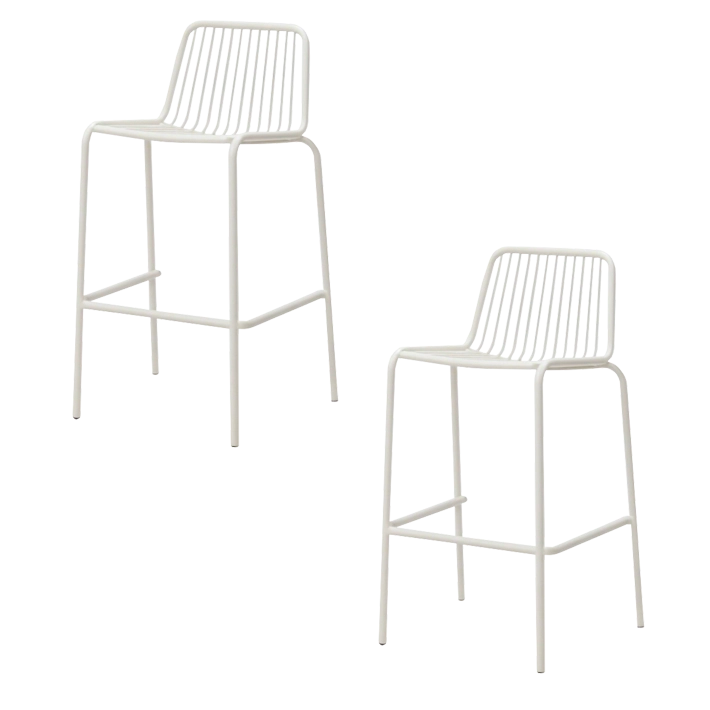 Pack de 2 Taburetes Menorca Blanco