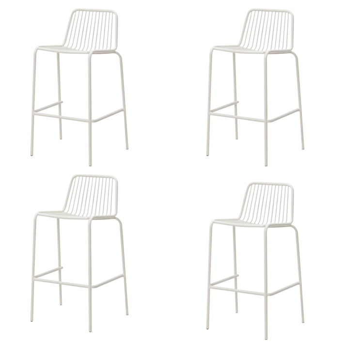 Pack de 4 Taburetes Menorca Blanco