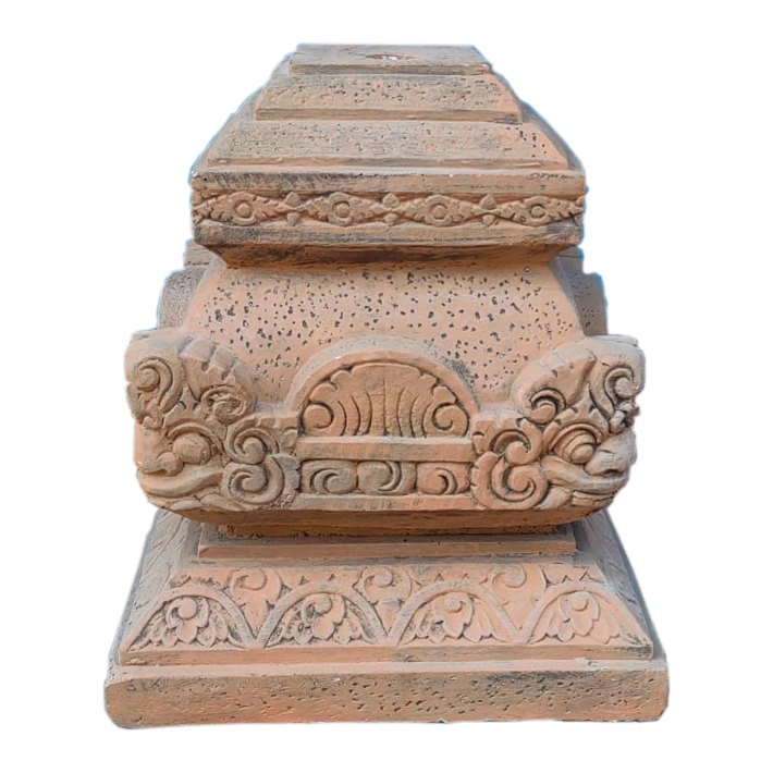 Alt Pie Sombrilla Balinesa. Base de Piedra Tallada. Ideal para sombrillas EME Mobiliario