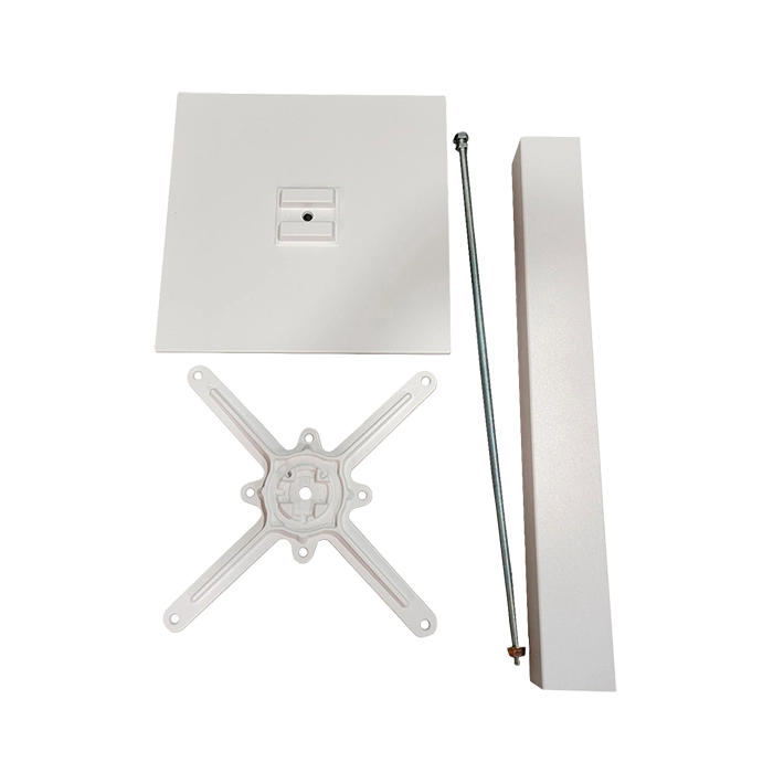 Alt Piezas Bases de Mesas Cuadradas fabricadas en acero para hostelería de color blanco EME Mobiliario