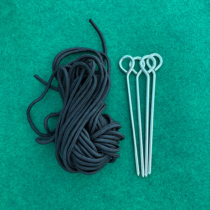 Alt Set de Piquetas y Cuerdas Para Carpas Plegables EME Mobiliario