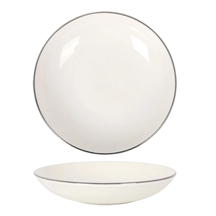 Alt Vajilla Filo Plata de Bonna para eventos y hostelería fabricada en porcelana