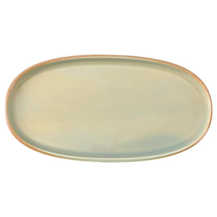 Alt Vajilla Oliva, elegante y sencilla, fabricada en porcelana ideal para usar en hostelería 