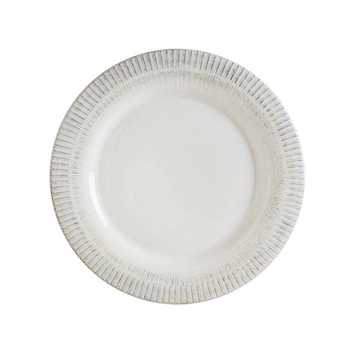 Alt Vajilla Albus Galata fabricada en porcelana de alta calidad para eventos y hostelería EME Mobiliario 