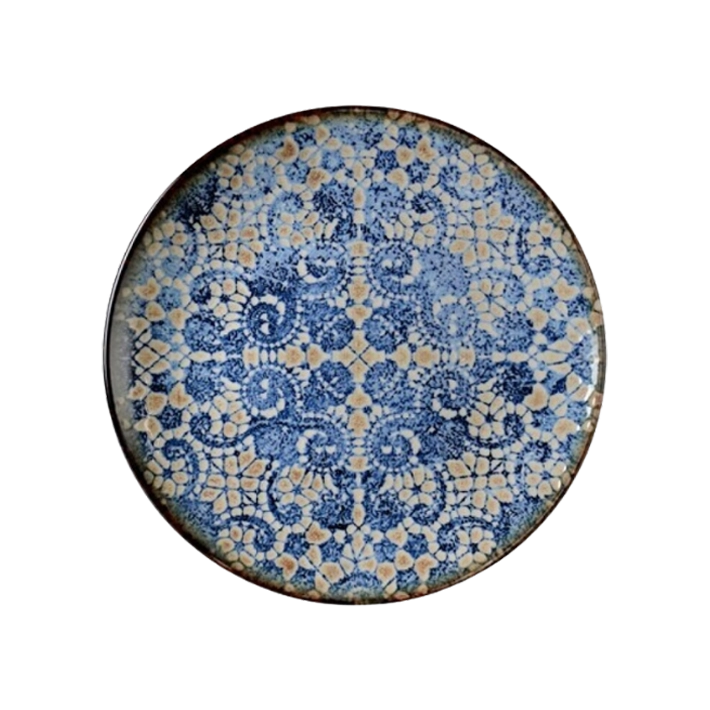 Alt Vajilla Bluet fabricada con porcelana de alta calidad ideal para usar en eventos y/o establecimientos de hostelería EME Mobiliario 