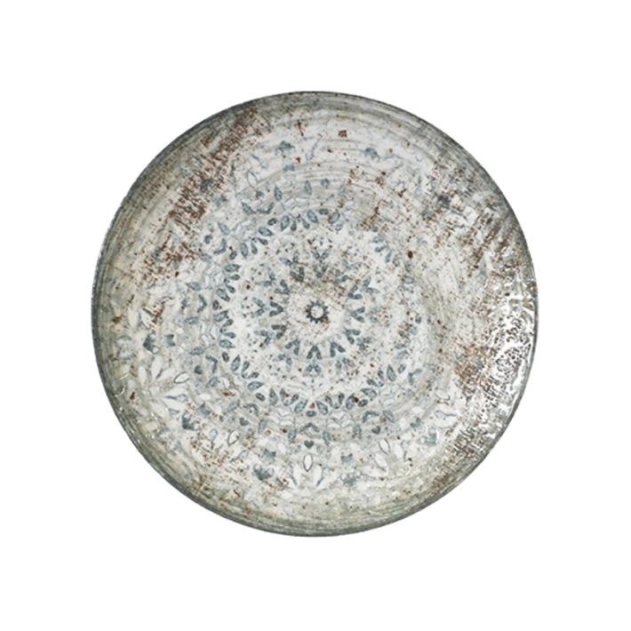 Alt Vajilla Fade fabricada en porcelana con un acabado envejecido único ideal para el uso intensivo profesional EME Mobiliario 