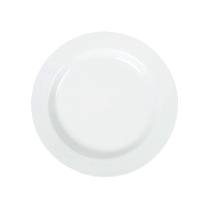 Alt Vajilla Sotavento fabricada en melamina de alta calidad en color blanco con un diseño sencillo ideal para eventos y hostelería EME Mobiliario 