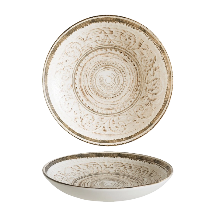 Alt Vajilla Bitinia fabricada en porcelana ideal para usar en eventos y establecimientos de hostelería EME Mobiliario 