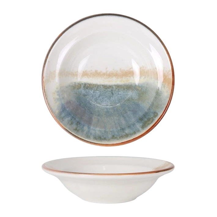 Alt Vajilla Caravansar fabricada con porcelana de alta calidad es una vajilla con un original diseño en el interior de cada una de las piezas apta para eventos y hsotelería EME Mobiliario 