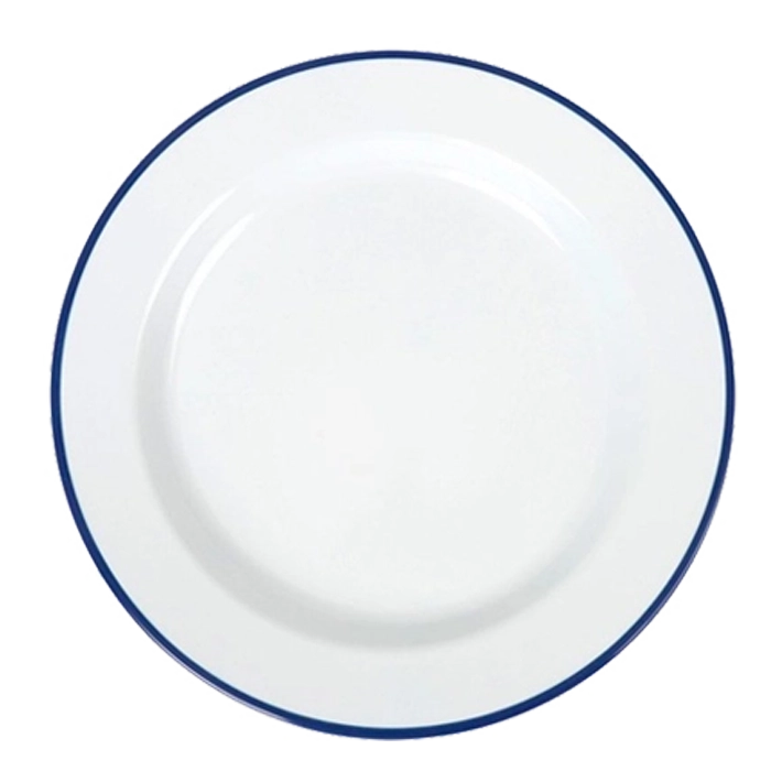 Alt Vajilla Sotavento Filo Azul fabricada con melamina de alta calidad para eventos y hostelería EME Mobiliario 