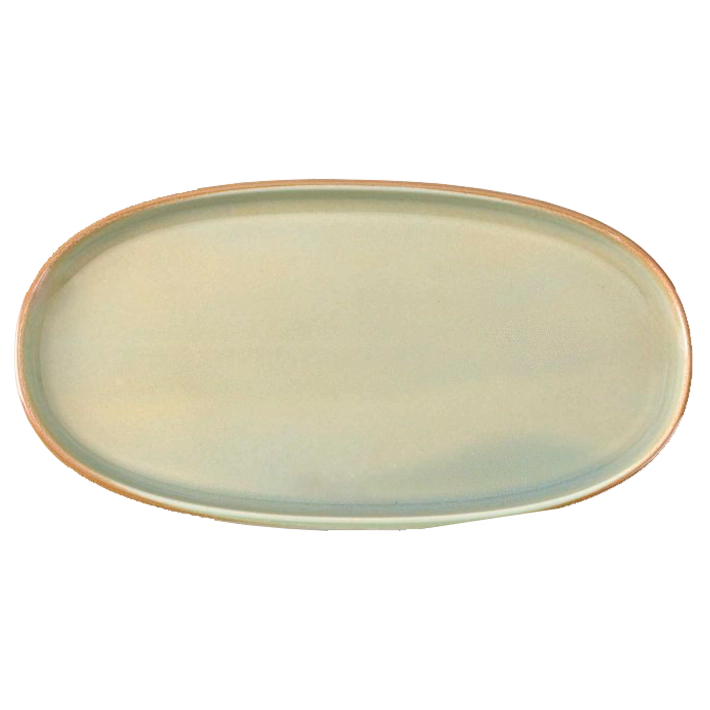 Alt Vajilla Oliva, elegante y sencilla, fabricada en porcelana ideal para usar en hostelería 