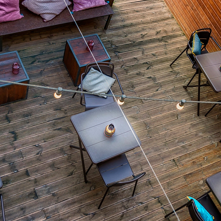 Alt Mesas Bistró 69cm x 69cm para terrazas, caterings y eventos EME Mobiliario