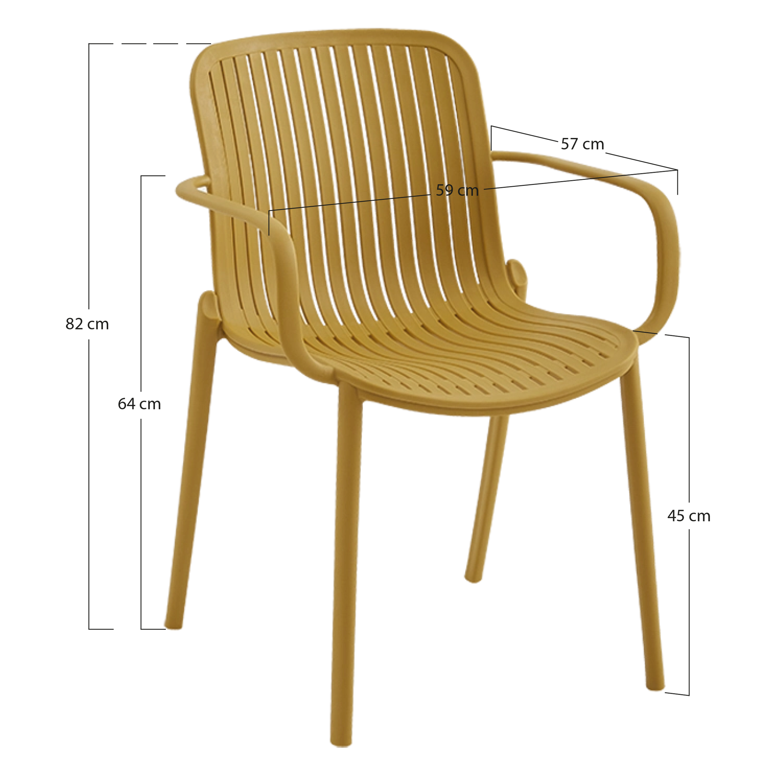 Alt Sillas Capri fabricadas en polipropileno, diseñadas para Hostelería EME Mobiliario