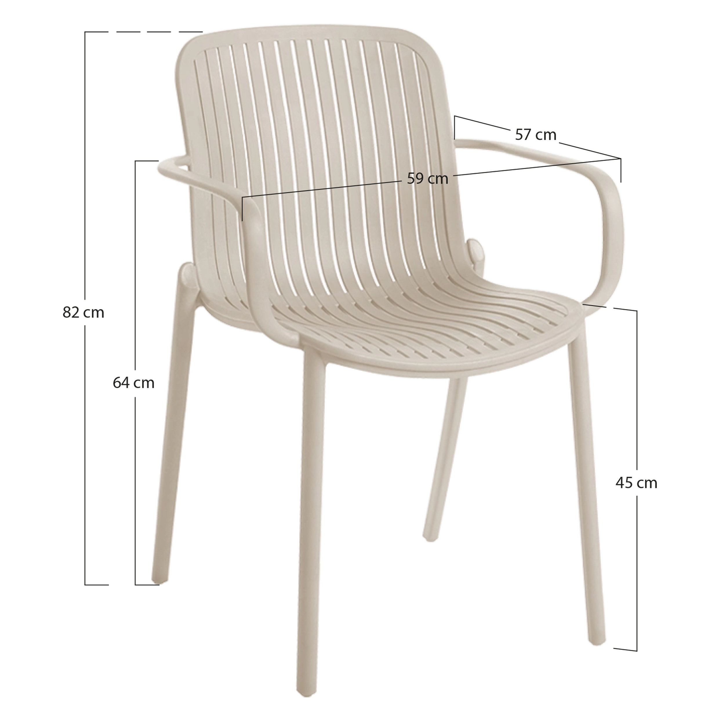 Alt Sillas Capri fabricadas en polipropileno, diseñadas para Hostelería EME Mobiliario