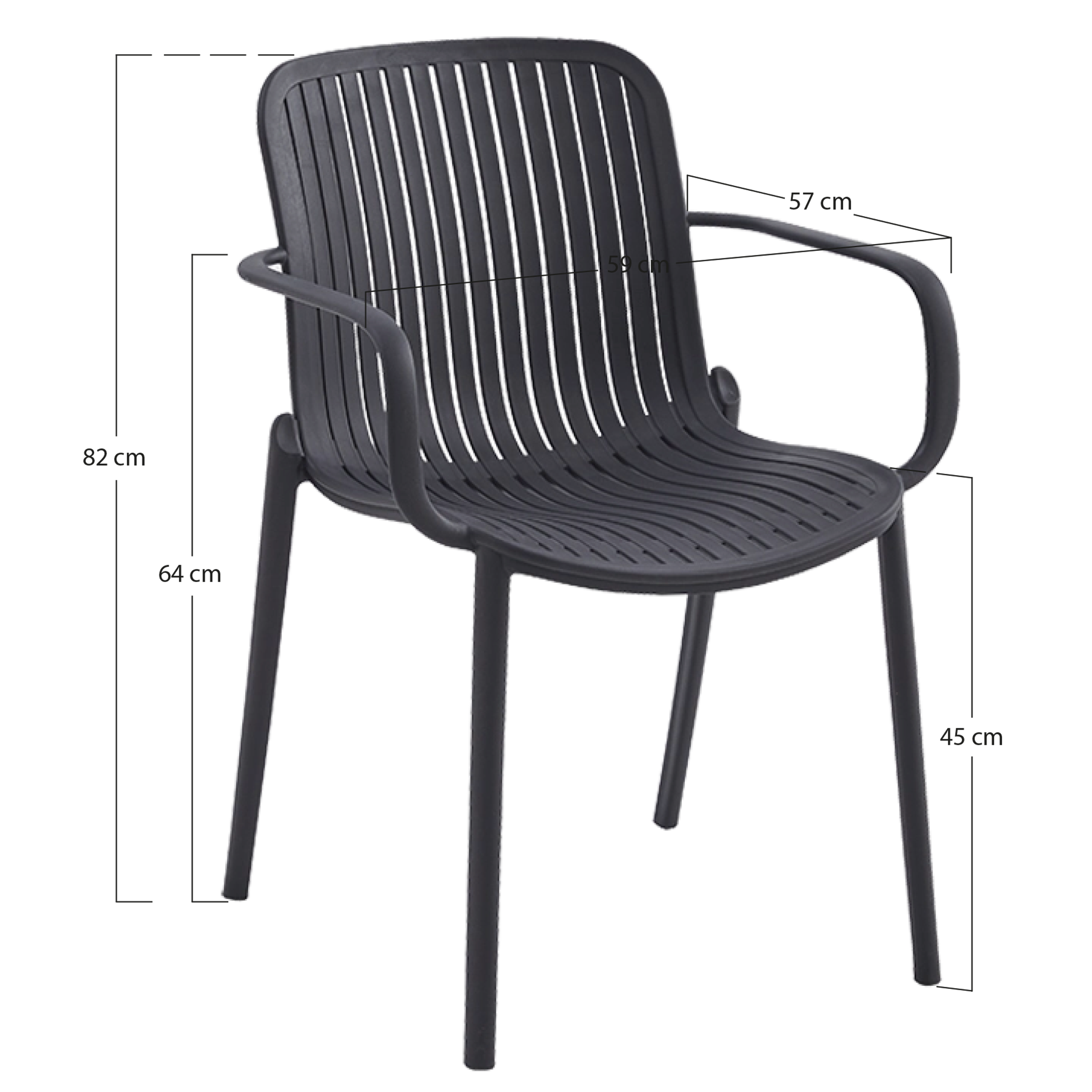 Alt Sillas Capri fabricadas en polipropileno, diseñadas para Hostelería EME Mobiliario