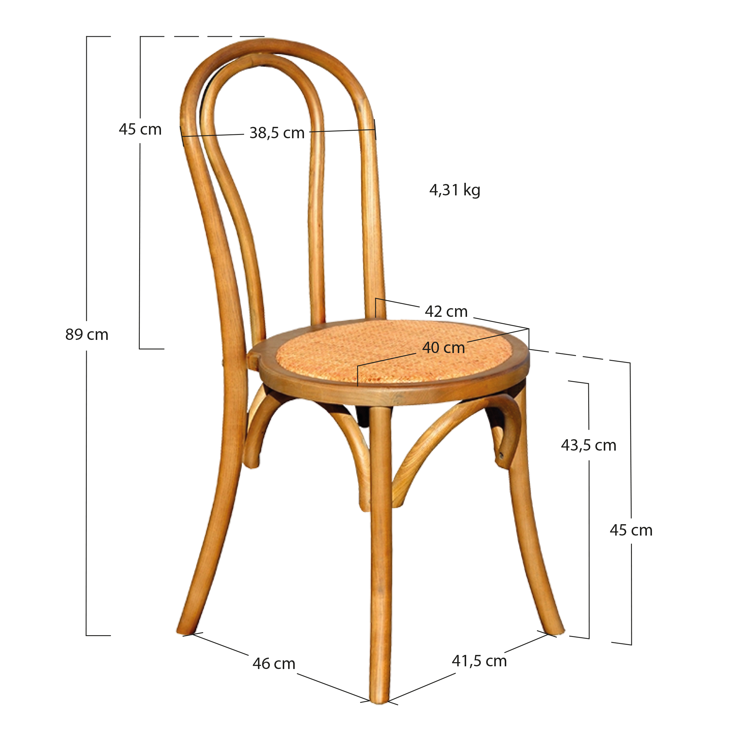 Alt Sillas Thonet De Madera Para Eventos EME Mobiliario