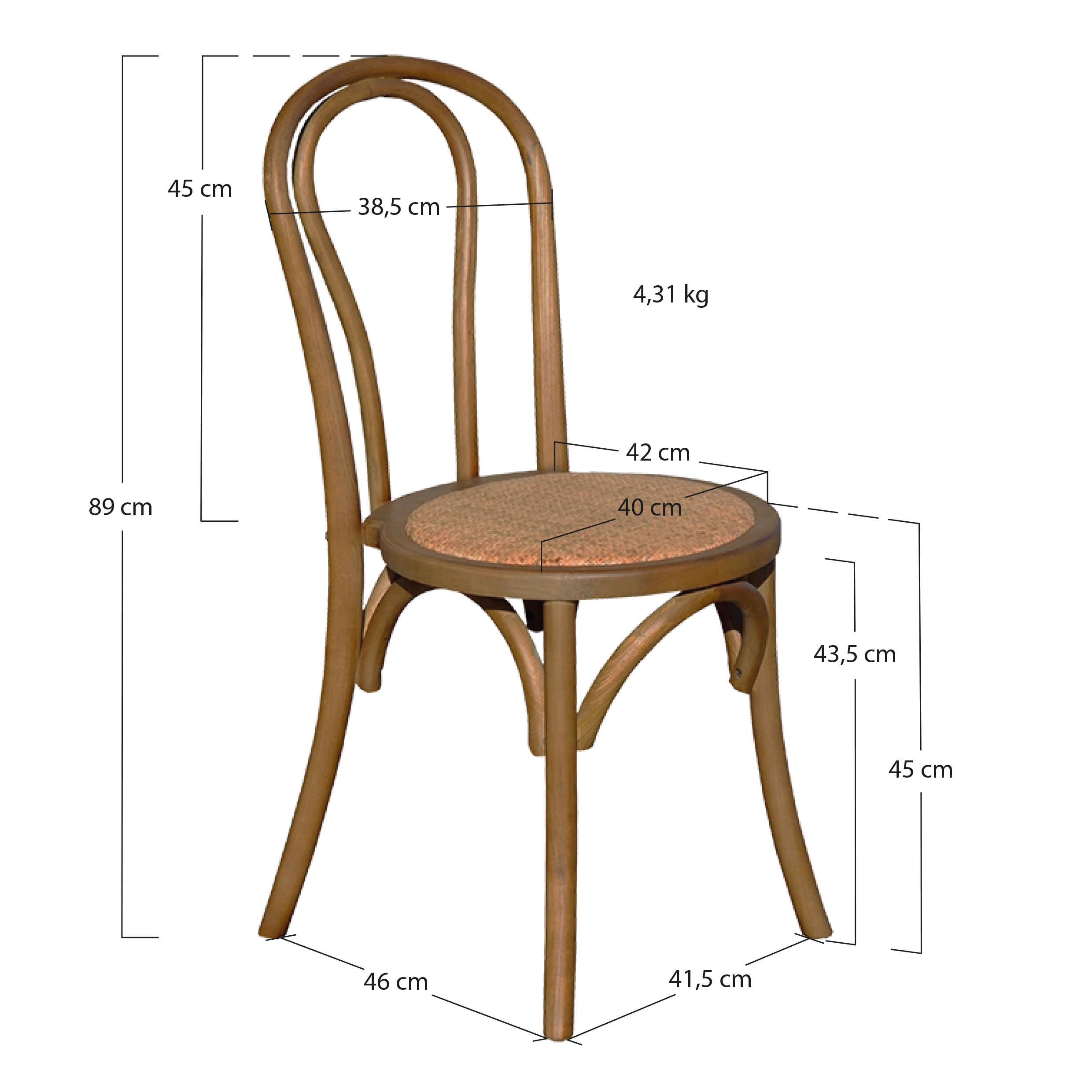 Alt Sillas Thonet De Madera Para Eventos EME Mobiliario