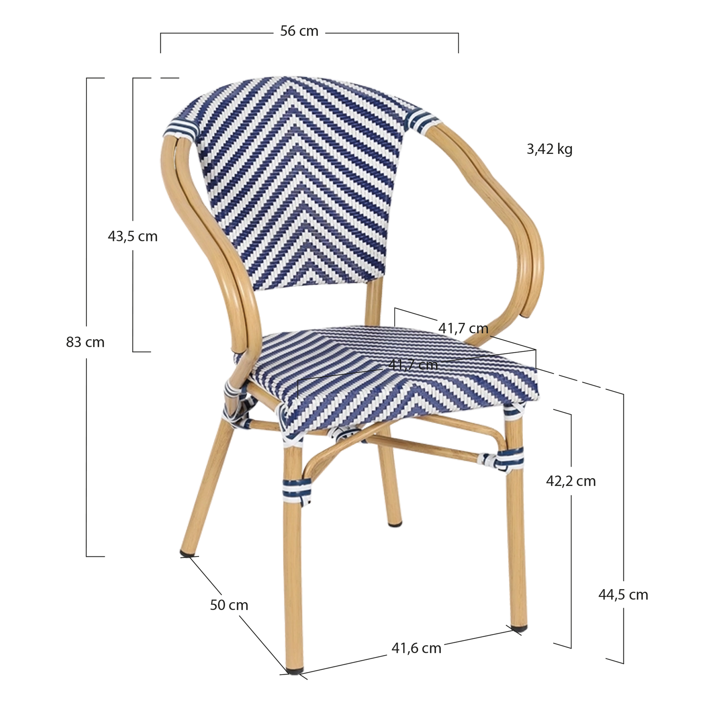 Alt Sillones Para Hostelería fabricados en aluminio EME Mobiliario