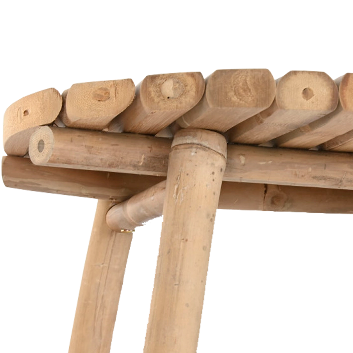 Alt Set Bambú Mesa y Taburetes para eventos y hostelería