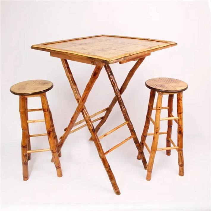 Alt Taburete Bambú de diseño fabricado en bambú natural apto para el uso intensivo profesional EME Mobiliario 