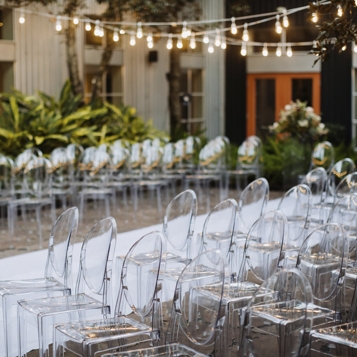 Alt Silla Ghost fabricada en policarbonato transparente ideal para usar en cualquier tipo de evento