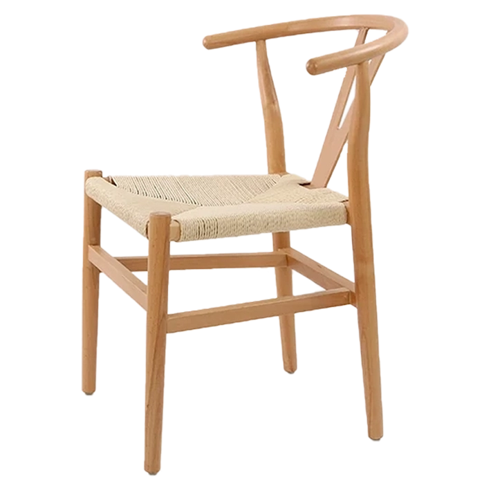 Alt Silla Bone Natural silla apilable fabricada con madera de haya EME Mobiliario. 