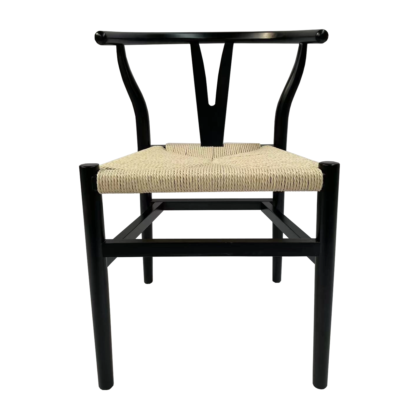 Alt Silla Bone Negra Madera apilable para eventos y hostelería