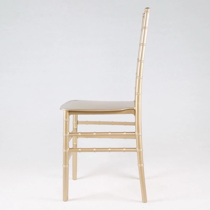 Alt Silla Chiavari Oro con estructura monoblock, Ideal para Eventos y Hostelería EME Mobiliario